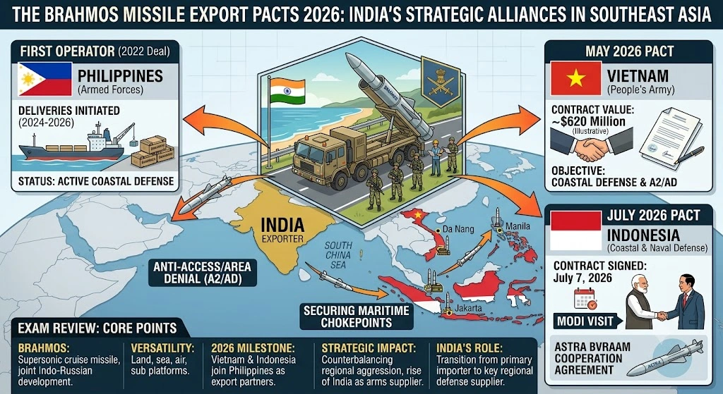 The BrahMos Missile Export Pacts 2026