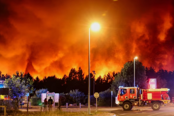 Major Wildfires in France and Spain Trigger Massive Evacuations