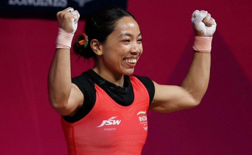 Mirabai Chanu Completes Hat-Trick of CWG Gold Medals, Glasgow 2026