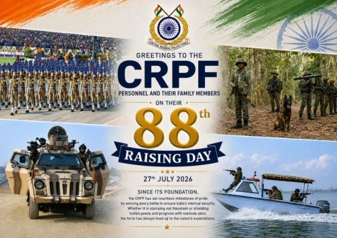CRPF's 88th Raising Day: PM Modi's Tribute