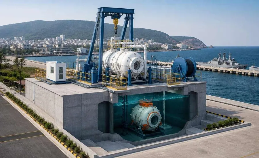 Indian Navy Inaugurates Shore-Based Submarine Rescue Facility at Visakhapatnam